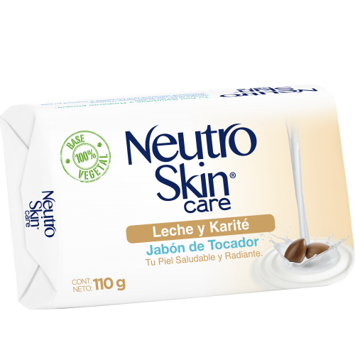 JABON DE TOCADOR NEUTROSKIN LECHE Y KARITE 110G